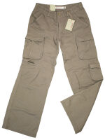 Ben Sherman Herren Hose Cargo Trousers Mushroom Braun...