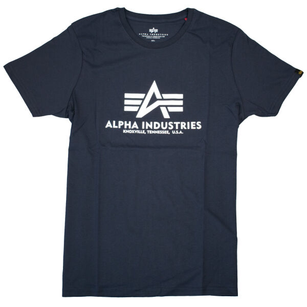 Alpha Industries Basic T Reflective100501RP Herren Reflektierend Neu Replica Blue 6437 L