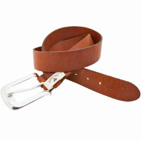 Cowboys Belt 45118 Ledergürtel Echtes Leder Cognac...