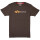 Alpha Industries Herren T-Shirt Label T  Hunter Brown 5117 M