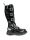 Alpha Rangers 20-loch Boot Schwarz Unisex Schnallen ohne Reißverschluss 5070