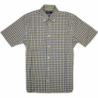 Fred Perry Herren Kurzarmhemd Hemd Button Down Kragen...