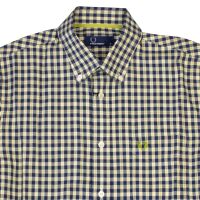 Fred Perry Herren Kurzarmhemd Hemd Button Down Kragen...