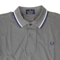 Fred Perry Herren Polo Shirt M1200 168 Made in England Grau 5413