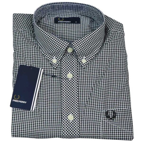 Fred Perry Herren Button Down Langarmhemd M8299 102 6123