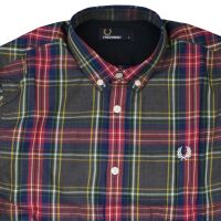 Fred Perry Herren Button Down Langarmhemd M9531 557...