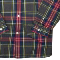 Fred Perry Herren Button Down Langarmhemd M9531 557 Tartan 5811