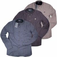 Fred Perry Herren Button Down Langarmhemd M2500...
