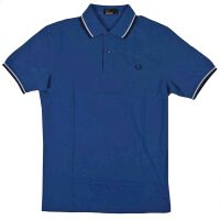Fred Perry Herren Polo Shirt M3600 651 Slim Fit Blau 5675