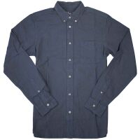 Fred Perry Herren Button Down Langarmhemd M1325 608 Navy...