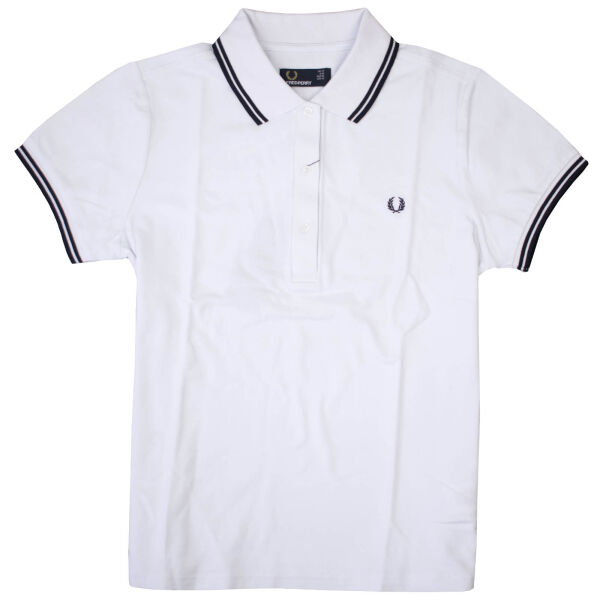 Fred Perry Damen Polo G9762 205 Weiß 6069