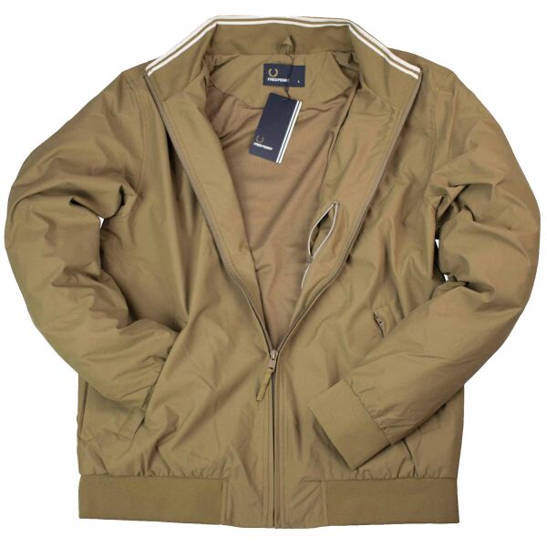 Fred Perry Herren Jacke J3511 589 Brentham Jacket Bronze Beige 7309