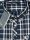 Fred Perry Button Down Langarmhemd M3533 C16 Service Blue Blau Kariert 7318