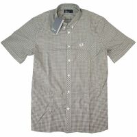Fred Perry Herren Button Down Kurzarmhemd M3435 A30...
