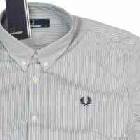 Fred Perry Herren Button Down Langarmhemd M3549 100 Stripe Shirt 7344