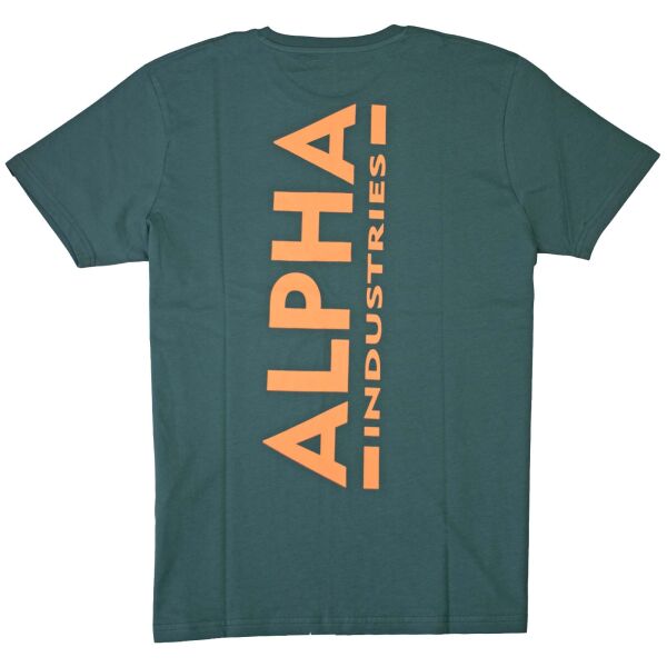 Alpha Industries Herren T-Shirt Backprint T Farbauswahl Force Green 8001 XXL