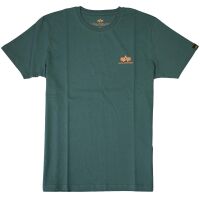 Alpha Industries Herren T-Shirt Backprint T Farbauswahl Force Green 8001 XXL