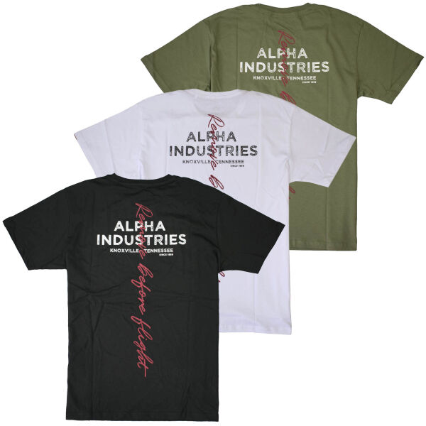 Alpha Industries Herren T-Shirt Signature BP T 148516 Farbauswahl