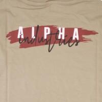 Alpha Industries Herren T-Shirt Signature Puff Print BP T 148523 Farbauswahl Vintage Sand 8015 L