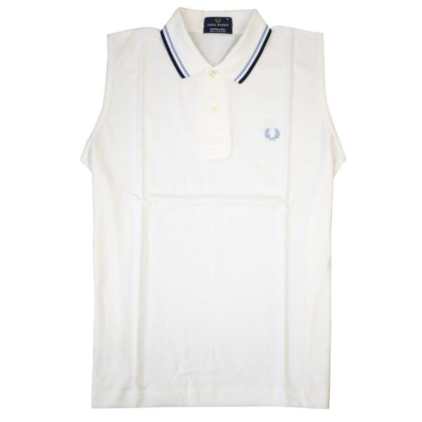 Fred Perry Herren Polo Shirt M3266 Ohne Arm Tanktop Piquee M3266 300 7473