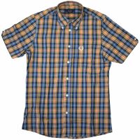 Fred Perry Herren Button Down Kurzarmhemd M8199 407 Kariert 7072