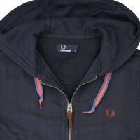 Fred Perry Herren Kapuzenjacke Zipper Hoodie J1218 704 Navy 7075