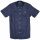 Fred Perry Herren Button Down Kurzarmhemd M1542 D58 Navy Checkerboard 7088