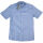 Fred Perry Herren Button Down Kurzarmhemd M3531 111 Mid Blue 7352