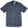 Fred Perry Herren Button Down Kurzarmhemd Oxford M3531 Dark Airforce 7374