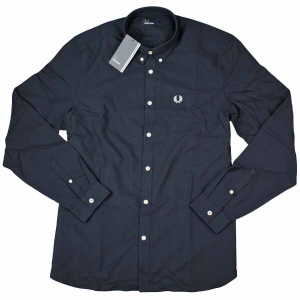 Fred Perry Herren Button Down Langarmhemd Oxford M3551 608 7388