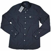 Fred Perry Herren Button Down Langarmhemd Oxford M3551...