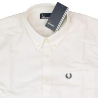 Fred Perry Herren Button Down Kurzarmhemd Classic Oxford...