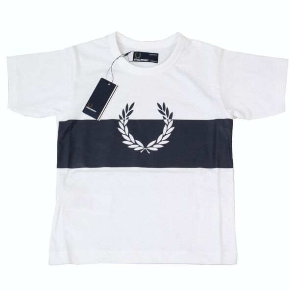 Fred Perry Kids T-Shirt Laurel Wreath Kinder Shirt SY4546 100 7421