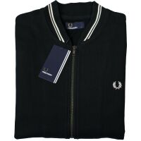 Fred Perry Herren Cardigan Strickjacke K4519 102 Knitted Bomber 7428