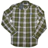 Fred Perry Herren Langarm Hemd Button Down Kragen M7567...