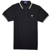 Fred Perry Polo Herren M1200 524 Schwarz Porzellan 7546