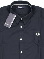 Fred Perry Herren Button Down Langarmhemd M4533 608 Navy...