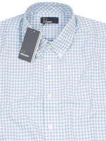 Fred Perry Herren Button Down Langarmhemd Two Color Gingham M5554 7487