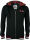 Lonsdale Herren Kapuzenjacke Weste Lancaster Schwarz Tartan 117011 5200