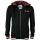 Lonsdale Herren Kapuzenjacke Weste Lancaster Schwarz Tartan 117011 6045