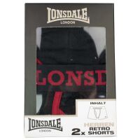 Lonsdale Herren Boxershort 2er Set Beerow Doppelpack 6007