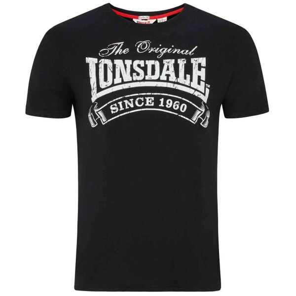 Lonsdale Herren T-Shirt Martock 115250 Schwarz 6014