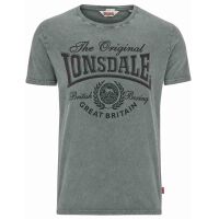 Lonsdale Herren T-Shirt Wendover Regular Fit 115719 Grau...