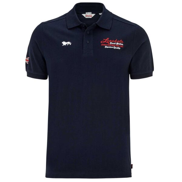 Lonsdale Herren Polo Driffield 113565 Navy 6016