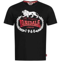 Lonsdale Herren T-Shirt Original 1960 113099 Schwarz 6026