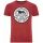 Lonsdale Herren T-Shirt Wrotham 114742 2582 Marl Red Slim Fit 6029