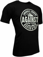 Lonsdale Herren T-Shirt Against Racism Schwarz 111238 1000 6030