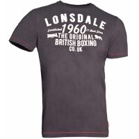 Lonsdale Herren T-Shirt Norwich 113318 1016 Anthracite Slim Fit 6033