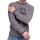 Lonsdale Herren Strick Pullover Borden 114704 Grau Blau 6048