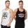 Lonsdale Herren Tanktop Doppelpack 113976 Biggin Schwarz und Weiß 6100